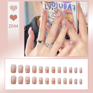 <span class=keywords><strong>Uñas</strong></span> Postizas al por Mayor Baratas de Alta Calidad, Cuadradas Medianas, Coffin, Corazón, Perla, Punta <span class=keywords><strong>Francesa</strong></span>, <span class=keywords><strong>Manicura</strong></span> ABS, 24 Piezas, Pegamento para <span class=keywords><strong>Uñas</strong></span>, Personalizables - Product Image 2