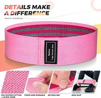 ZENJOY - Juego de 3 Bandas de Resistencia para Glúteos, 3 Niveles, Antideslizantes, para Entrenamiento Físico, con Bolsa de Malla para Transportarlas