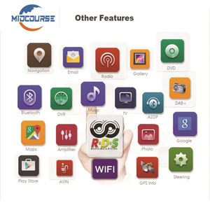 MIDCOURSE Android 8.1 Unità di Testa Auto Lettore Radio Stereo RCD510 Per VW Golf 5 6 Jetta MK5 MK6 Passat B6 b7 1G <span class=keywords><strong>R</strong></span> 4G LTE - Product Image 4