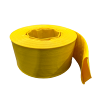 Tuyau plat en PVC haute pression personnalisable de 2,3 pouces, 4 bar, avec design coloré anti-UV pour l'irrigation