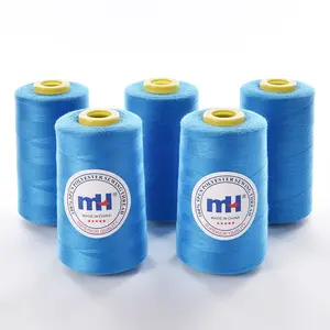 批发缝纫用品缝纫线30/2 30S/3 100% 纺涤纶线用于缝纫