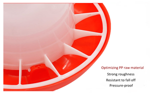 Mangiatoia e Abbeveratoio Automatico in Plastica per Pollame di Tutte le Dimensioni, Attrezzatura Agricola - Product Image 5