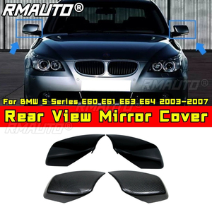 ฝาครอบกระจกมองข้างรถยนต์ ป้องกันรอยขีดข่วน สำหรับ BMW ซีรีส์ 5 รุ่น E60 E61 E63 E64 ปี 2003-2007 ชุดแต่งรถยนต์ อุปกรณ์ตกแต่งรถยนต์ - Product Image 2