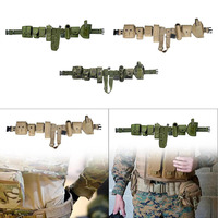 Ceinture tactique modulaire et tendance avec pochettes, sacs et étui pour équipement de sécurité et de chasse