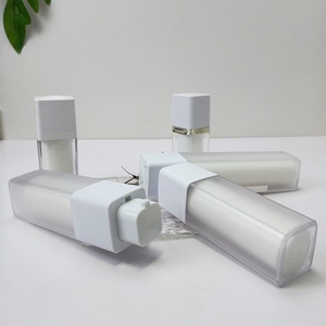 Eco Friendly Plastic Packaging Custom Color 2oz White Round square Airless <b>Pump</b> <b>Bottle</b> 15ml 50Ml 100ml Mono <b>Pump</b> Airless <b>Bottle</b> - Product Image 6