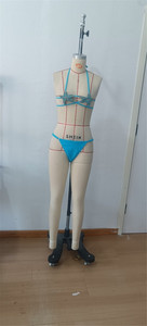 Sexy Bikini con <span class=keywords><strong>Paillettes</strong></span> a Stella Marina 2026 da Donna, Set Costumi da Bagno con Fascia Incrociata e Push-up, Perizoma Scavato, per Spiaggia - Product Image 4