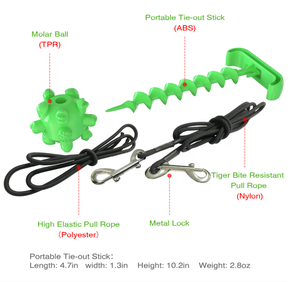 Juguetes de Entrenamiento para Perros Ecológicos Personalizados al por Mayor, Poste de Juego Resistente para Perros al Aire Libre, Suministros para Mascotas Saludables - Product Image 4