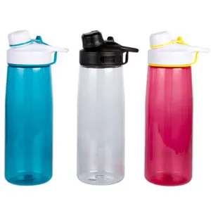 厂家批发BPA免费800毫升塑料饮料水瓶定制标志