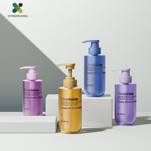 Tùy Chỉnh Sang Trọng Rỗng Dầu Gội Cơ Thể Rửa Điều Hòa Chai Nhựa Với Bơm Kem Dưỡng Da Cho Kem Dưỡng Da Cơ Thể Refill Mỹ Phẩm - Product Image 1