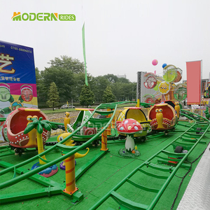 Manèges de parc d'attractions pour enfants et familles : Mini-crabe, Montagnes russes à double anneau, Mini-montagnes russes à vendre - Product Image 2