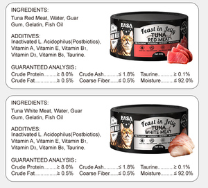 Alimento Húmedo Feast Jelly para Gatos, Fórmula de Pollo y Atún, Alto en Proteínas, Multivitaminas, Postbióticos, Carne Orgánica, Digestión Sensible, Sin OMG - Product Image 5
