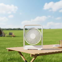 Nouveaux ventilateurs de table USB modernes et réglables - Ventilateur de bureau rechargeable 2000mAh