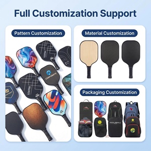 Raquette de pickleball légère en fibre de carbone et équipements Raquettes de pickleball pour l'entraînement, le jeu et la compétition - Product Image 3