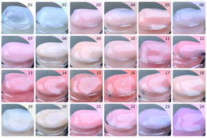 <span class=keywords><strong>Deroi</strong></span> Pink Nude Color Rose Glitter Base en caoutchouc Gel sans acide Glitter Gel Nail Polish Base Coat - Product Image 3