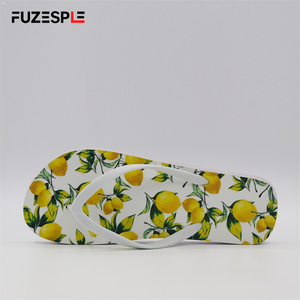 Sandalias Planas para Mujer con Estampado de Limones Frescos, Minimalistas, con Tira Blanca, Ligeras, para Verano, Playa, Piscina, Citas - Product Image 5