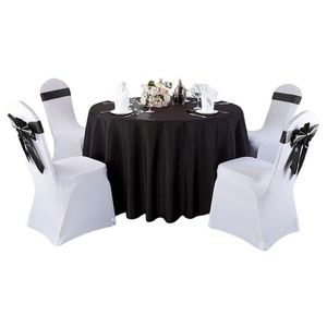 Mantel Redondo Dorado de 180 Gsm, Tela de Poliéster, Mantel Elegante de 120 Pulgadas para Eventos y Bodas - Product Image 3