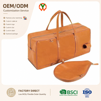 Nouveau design grande capacité en cuir PU pour femmes fourre-tout unisexe entraînement en plein air école avec pochette de tennis amovible sac à balles de cornichon