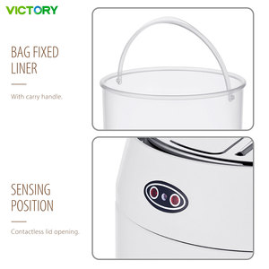 Cubo <span class=keywords><strong>de</strong></span> Basura Inteligente con Sensor para <span class=keywords><strong>Coche</strong></span>, Cubo <span class=keywords><strong>de</strong></span> Basura Automático con Sensor para Escritorio, Mini Cubo <span class=keywords><strong>de</strong></span> Basura Redondo con Sensor <span class=keywords><strong>de</strong></span> 1.5L - Product Image 4