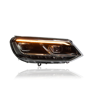 Gruppo Fari LED Modificati KGKB per VW Touareg 7L2 2007-2010 con Doppia Lente Proiettore e Indicatore di Direzione Sequenziale con Animazione all'Avvio - Product Image 2