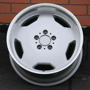 KW ล้อหล่อคลาสสิก5x112ล้อ17 <span class=keywords><strong>18</strong></span>นิ้วขอบล้ออัลลอยสีเงินล้อรถโดยสารสำหรับรถ <span class=keywords><strong>Mercedes</strong></span> W123 <span class=keywords><strong>W124</strong></span> W126 W202 W203 W126 W204 - Product Image 2