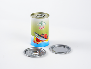 155G 202*308 Cấp Thực Phẩm Kim Loại Lon Thiếc <span class=keywords><strong>3</strong></span> Miếng Rỗng Nước Sốt Cá Sardine Cá Thu Cá Lon Với 200 202 Dễ Dàng Mở Nắp Đậy - Product Image 3