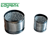 Systèmes de climatisation commerciaux modernes écologiques, conduites de ventilation en aluminium renforcé, conduites flexibles pour cuisine, réglables