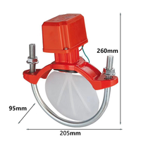 Système de protection incendie Tuyauterie de protection incendie Vanne à modulation de fréquence Indicateur de débit