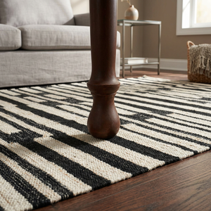 Tapis d'extérieur moderne et élégant en fil PET de qualité supérieure, tissé à la main, lavable, taille personnalisable, coloré, style bohème - Product Image 2