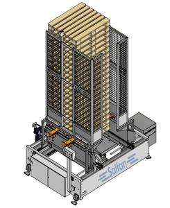 Máquina Clavadora Automática de Palets de Madera/Bloques Saifan <span class=keywords><strong>SF1000</strong></span> 33.2kw 380v con Motor para PLC y Pantalla Táctil 1200-2000 piezas/8h - Product Image 5