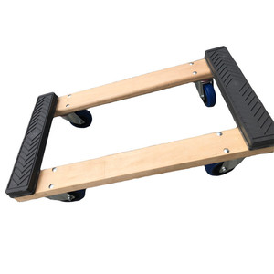 Tongshunfa Borde de goma Plataforma de madera maciza Muebles Mover Tarjeta <span class=keywords><strong>Dolly</strong></span> para la venta alfombra muebles <span class=keywords><strong>Dolly</strong></span> - Product Image 5