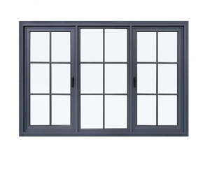 Nfrc tiêu chuẩn hiệu quả năng lượng cao đôi kính nhôm cửa sổ cửa sổ đôi với vỉ nướng - Product Image 3