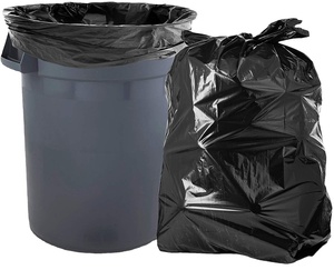 Sac poubelle en plastique personnalisé CFC Supply avec rabat, fermeture étoile et fond scellé - Product Image 1