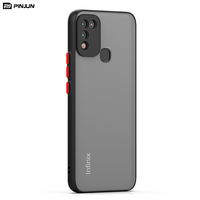 Casing HP Skin Feeling 2 in 1 TPU+PC Hard Matte untuk Infinix Hot 40 30 30i 20 20i Play Note 40X Pro Pro+