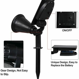 Lámpara Solar LED para Jardín con Luz Negra para Iluminación - Product Image 3