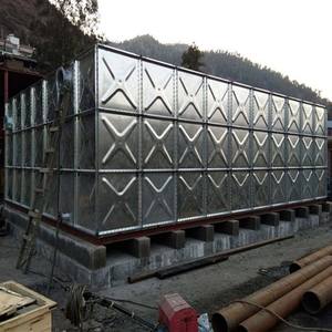 Réservoir d'eau en acier galvanisé, panneaux avec capacité de <span class=keywords><strong>10000</strong></span> l, accessoire de stockage d'eau, livraison gratuite - Product Image 5