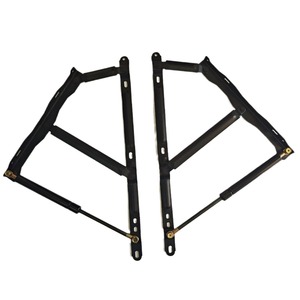 Gas Spring 53Cm 60Kg Steel <b>Single</b> Acting Cylinder <b>Black</b> Hydraulic Support Rod For Furniture Lift <b>Bed</b> Frame - Product Image 4