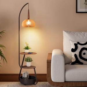 Chambre Table <span class=keywords><strong>de</strong></span> chevet intégré pamplemousse lampe salon canapé Table basse <span class=keywords><strong>coin</strong></span> atmosphère pêche lampe lampadaire - Product Image 6