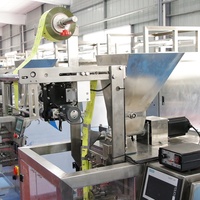 Machine d'emballage automatique à trois soudures latérales pour poudre de gingembre et mélange d'épices, remplisseuse de sachets de boissons solides, équipement multifonction VFFS