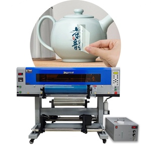 Impresora UV DTF de rollo a rollo todo en uno de 60CM con 4 cabezales de impresión I3200 para película adhesiva y laminadora - Estampado en caliente de láminas - Product Image 1