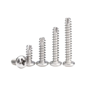 Vis autotaraudeuses à tête cylindrique cruciforme Phillips, pointe à gratter, ST2.2-ST6.3, en acier inoxydable 304 316, fabricants de fixations - Product Image 2