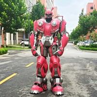 Costume de mascotte robot géant à porter, avec LED à changement de couleur, tenue de performance Mecha, vente en gros d'usine