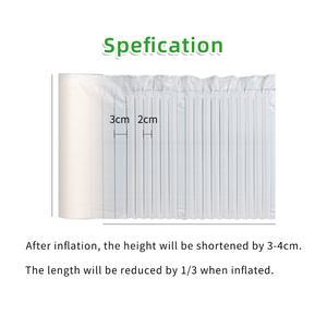 Envoltura de Columna de Aire Compostable BioAir, Material PBAT de Alta Barrera, Rollo de 50m, Envoltura Inflable para Productos Frágiles - Product Image 3
