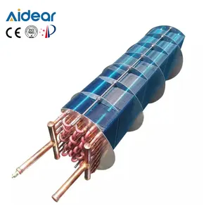 Condensador/evaporativo do elemento de refrigeração Aidear com tubo de cobre e aleta de alumínio