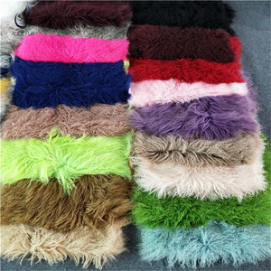 Tapis en peau de mouton, couverture en <span class=keywords><strong>laine</strong></span> moelleuse polyvalente en plusieurs tailles, parfait pour les housses de chaises de chambre à coucher ou les sièges de moto - Product Image 3