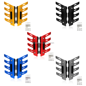 Accesorios para motocicleta Yamaha VMAX1700 2009-2020 V-MAX <span class=keywords><strong>VMAX</strong></span> <span class=keywords><strong>1700</strong></span>, soporte para matrícula con luz LED - Product Image 6