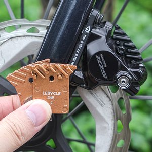 Plaquettes de frein à disque hydraulique pour vélo LEBYCLE en métal, céramique et résine, plaquettes de frein à dissipation thermique pour vélo pour Shimano L05A/J05A/N03A - Product Image 6