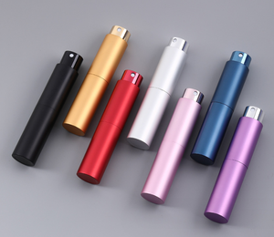 EN STOCK Envío rápido 8ML 10ML Botellas <span class=keywords><strong>de</strong></span> perfume Atomizador portátil Botella <span class=keywords><strong>de</strong></span> perfume en aerosol <span class=keywords><strong>de</strong></span> aluminio - Product Image 2