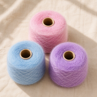 Nouveau design de fil moelleux et duveteux 1/12Nm en acrylique, nylon, polyester, laine pour tricoter pulls, écharpes, châles, style mohair