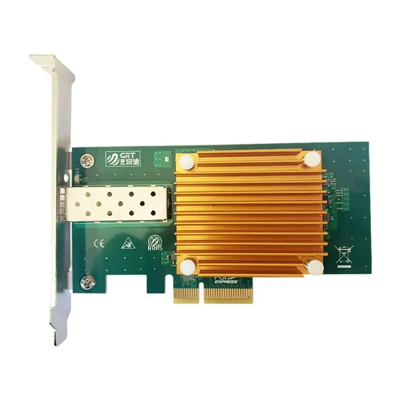 Server Adapter 10G NIC Ethernet Network Card with SFP+ singlemode optical module