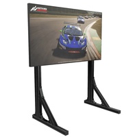Châssis de cockpit de simulation de course en aluminium de qualité supérieure avec support de base de pédale de volant multi-angles pour les joueurs de simulateur de course professionnels
